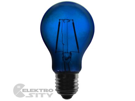 Žárovka LED FILAMENT A60, 36 V,modrá