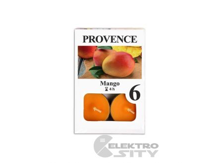 Foto - Provence vonná čajová svíčka mango 6ks