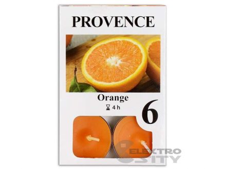 Provence vonná čajová svíčka pomeranč 6ks