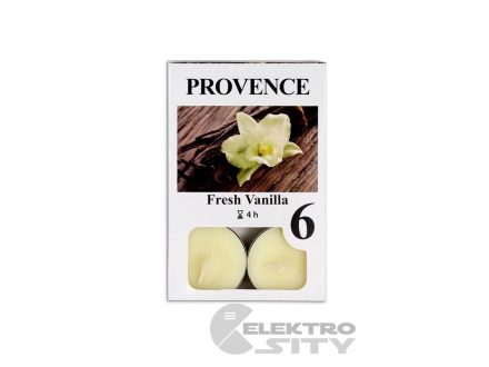 Provence vonná čajová svíčka vanilka 6ks
