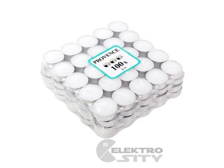 Provence čajová svíčka bílá 100ks