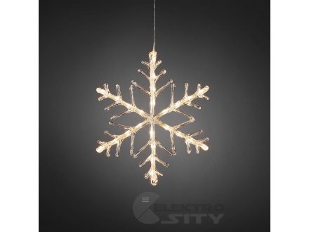 Sněhová vločka 4440-103, 24 LED teplá bílá, KONSTSMIDE