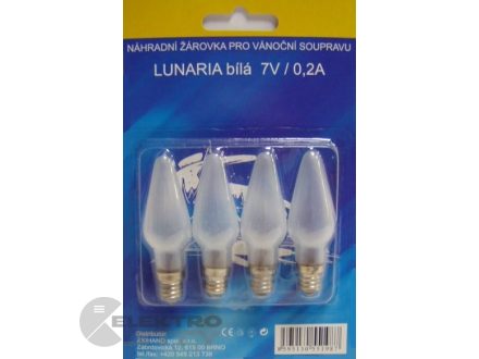 Blistr 3 žárovky Exihand Lunaria bílá 7V/0,2A