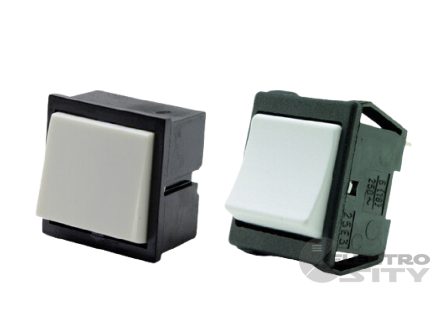 Vypínač motorový pro odsavač CH KOVO, bílý